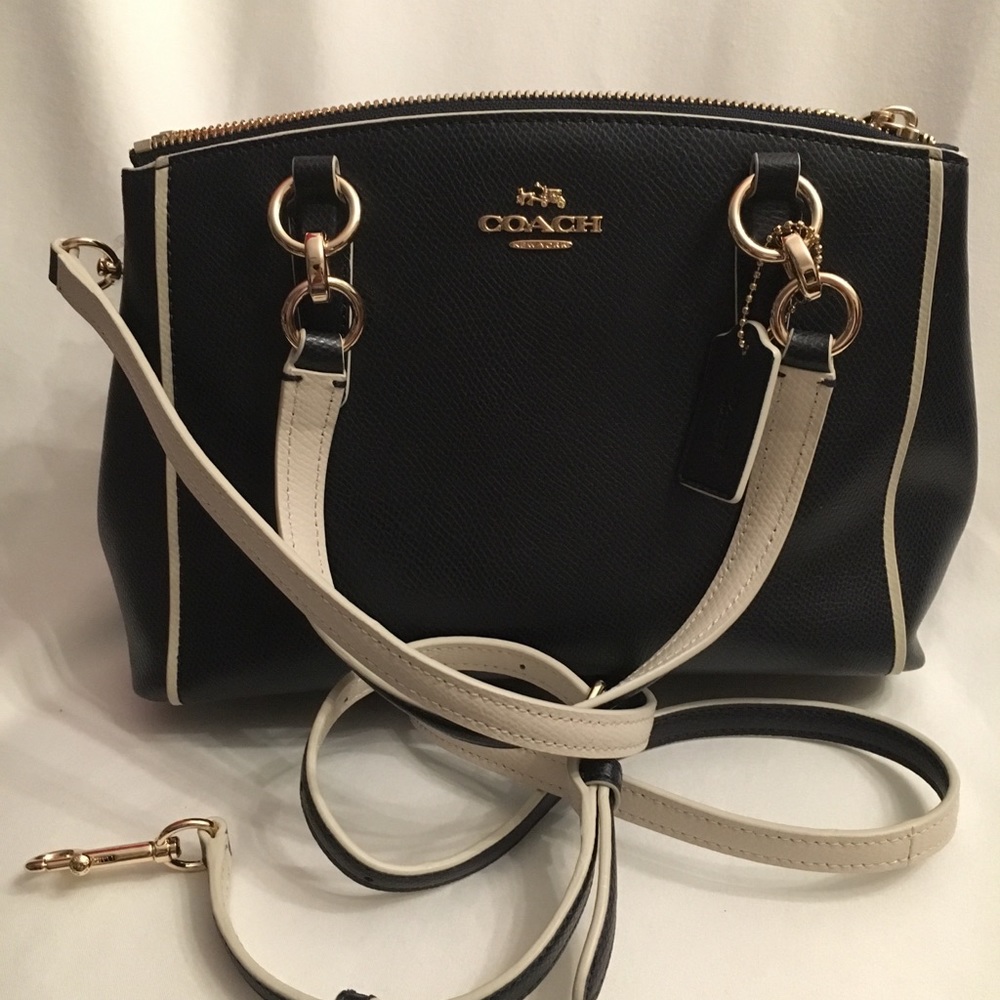 FLASH SALE!!' NWT Coach 3 Section Bag - NAVY w/Cr